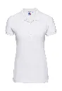 Polo Ladies'Fitted Stretch 4 Boutons Neutre