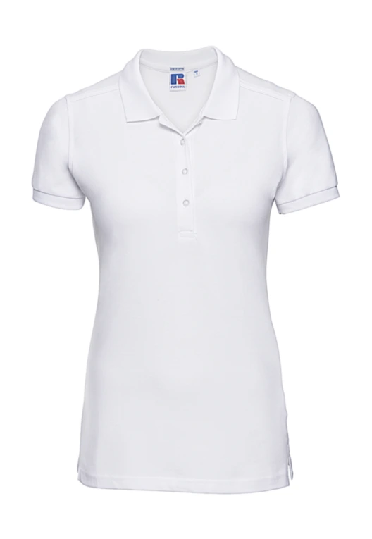 Polo Ladies'Fitted Stretch 4 Boutons Neutre
