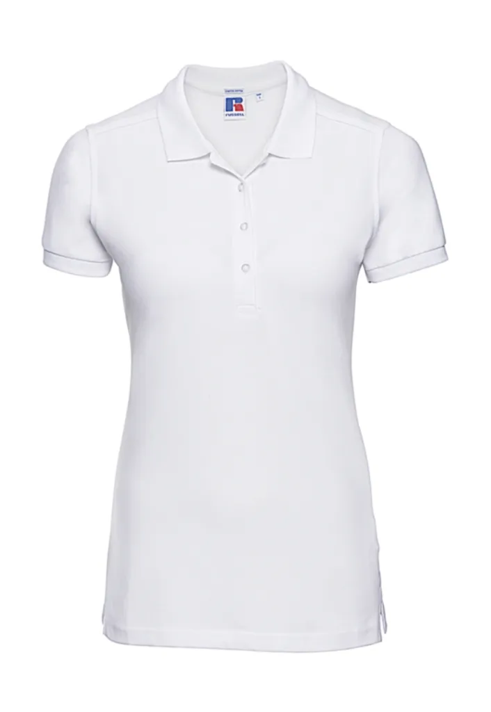 Polo Ladies'Fitted Stretch 4 Boutons Neutre