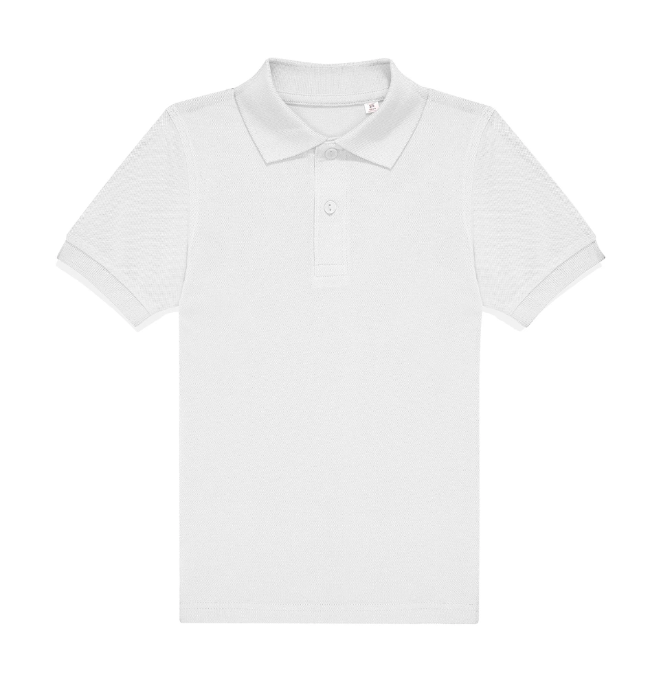 Children’s 180 gsm polo shirt – Plain (white, 5/6 (110/116))
