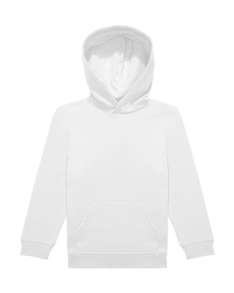 Children’s 280 gsm hoodie – Plain (white, 3/4 (98/104))