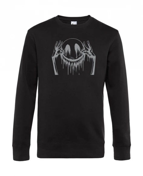 Pull col rond homme Smiley - Brodé