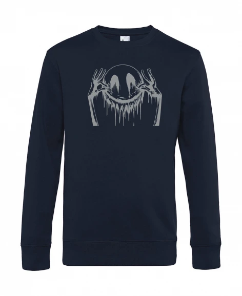 Men’s round-neck jumper – Embroidered Smiley