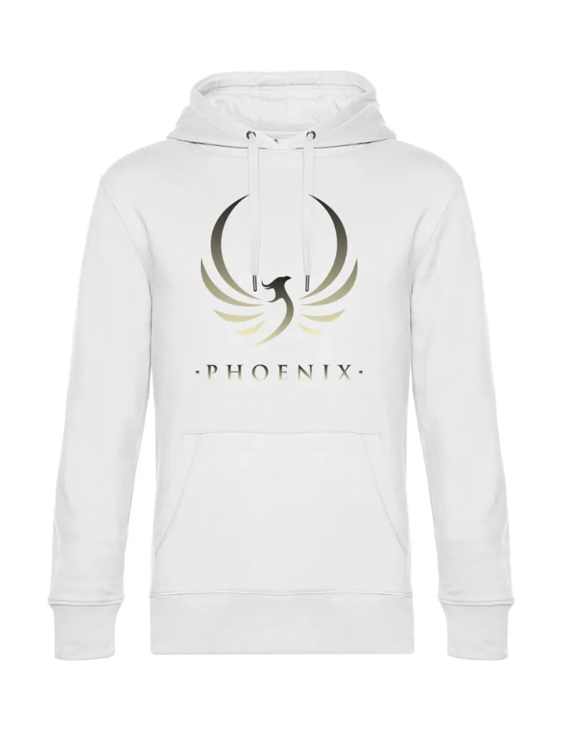 Sweat à Capuche Homme Hooded Phoenix Dégradé or et noir (white, XS)