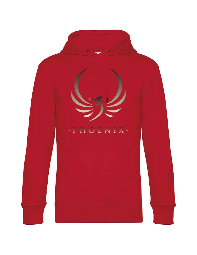 Sweat à Capuche Homme Hooded Phoenix Dégradé or et noir