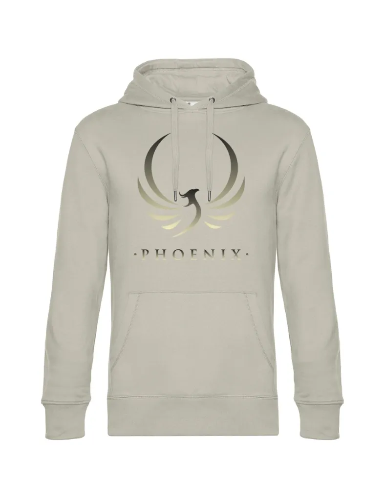 Sweat à Capuche Homme Hooded Phoenix Dégradé or et noir