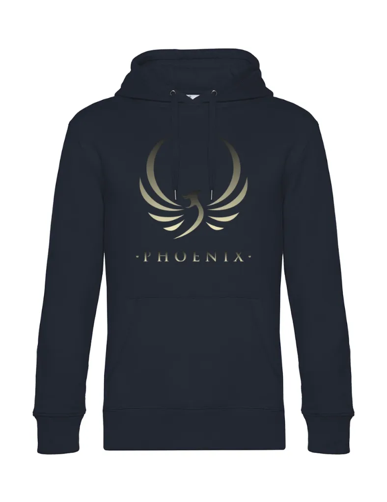 Sweat à Capuche Homme Hooded Phoenix Dégradé or et noir