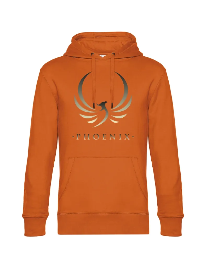 Sweat à Capuche Homme Hooded Phoenix Dégradé or et noir