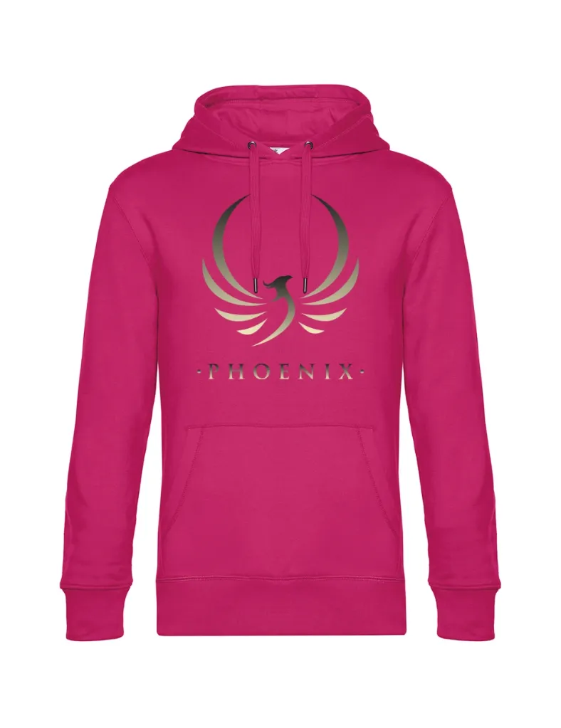 Sweat à Capuche Homme Hooded Phoenix Dégradé or et noir