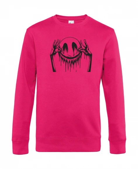 Men’s round-neck jumper – Embroidered Smiley