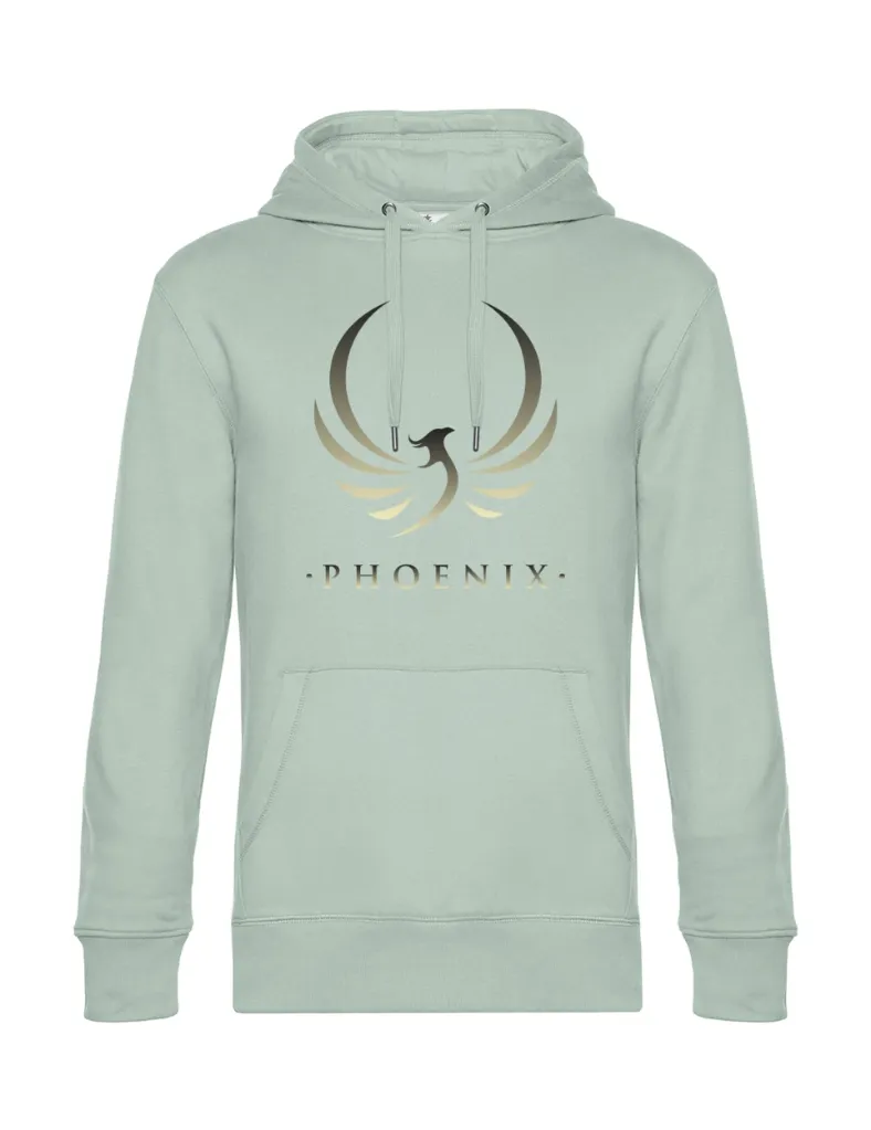 Sweat à Capuche Homme Hooded Phoenix Dégradé or et noir