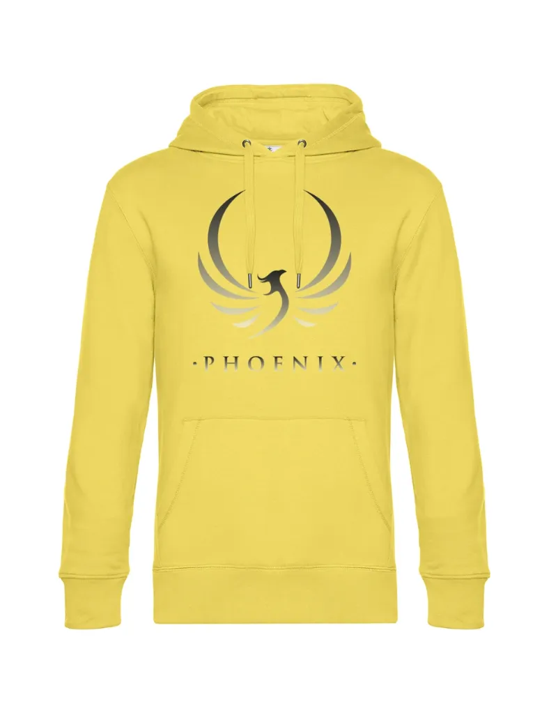 Sweat à Capuche Homme Hooded Phoenix Dégradé or et noir