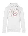 Women’s hoodie – Rose-gold Tree of Life print