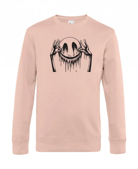 Men’s round-neck jumper – Embroidered Smiley