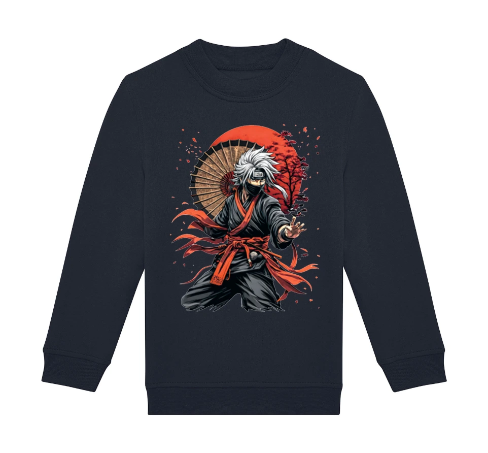 Children’s 280 gsm sweatshirt – Samurai design