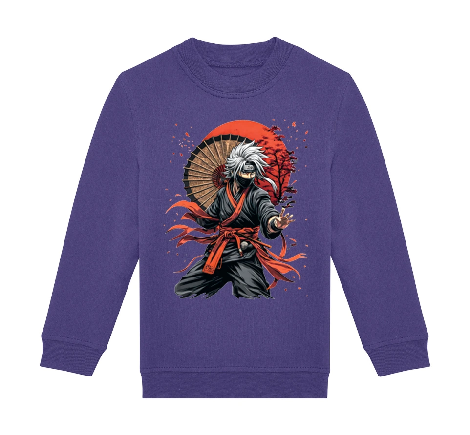 Children’s 280 gsm sweatshirt – Samurai design