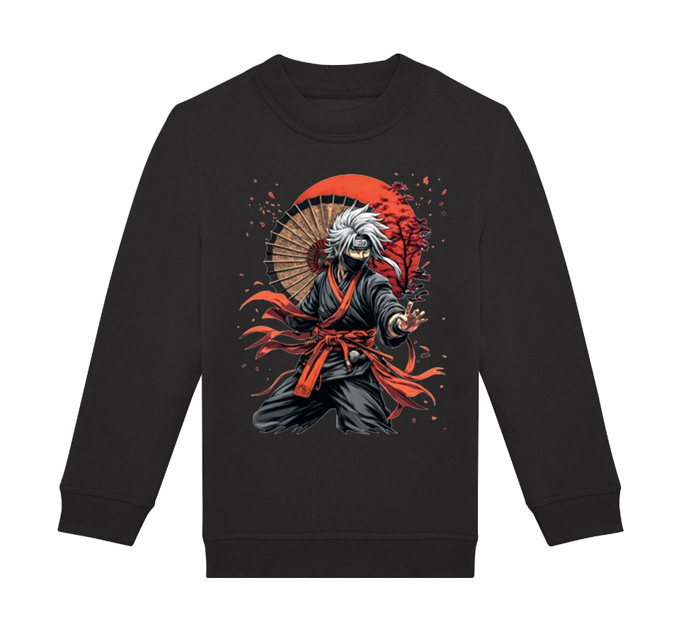 Children’s 280 gsm sweatshirt – Samurai design