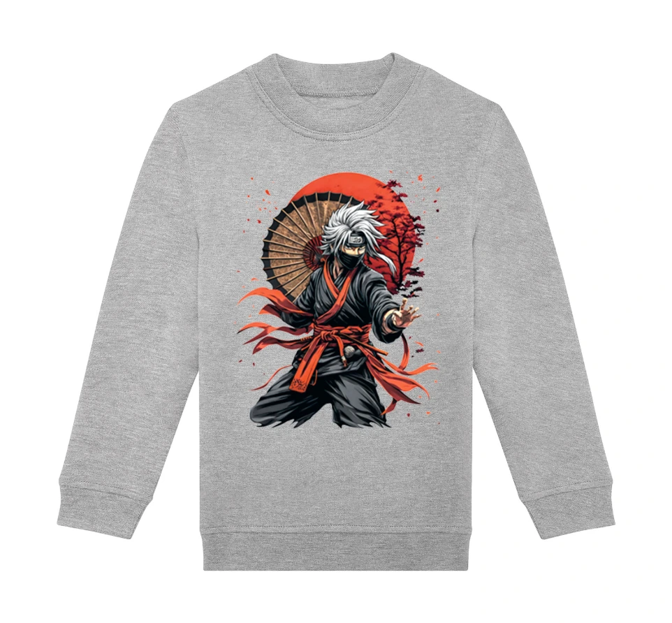 Children’s 280 gsm sweatshirt – Samurai design