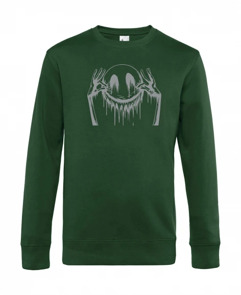 Men’s round-neck jumper – Embroidered Smiley